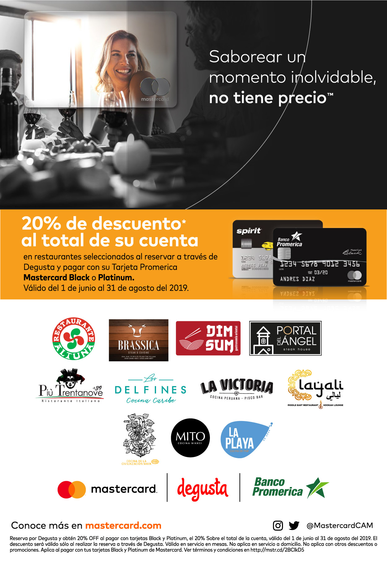 descuento mastercard - degusta