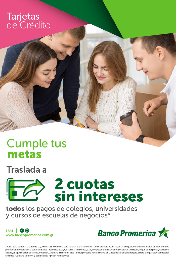 2 cuotas sin intereses en pagos de universidades