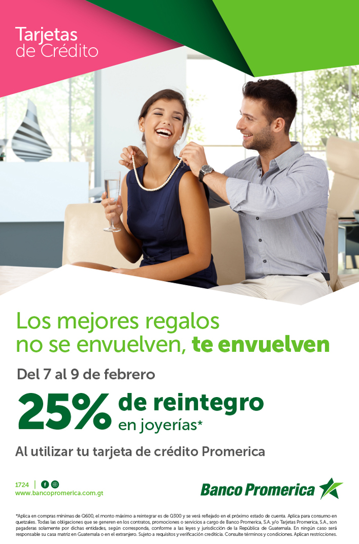 25% de reintegro en joyerías