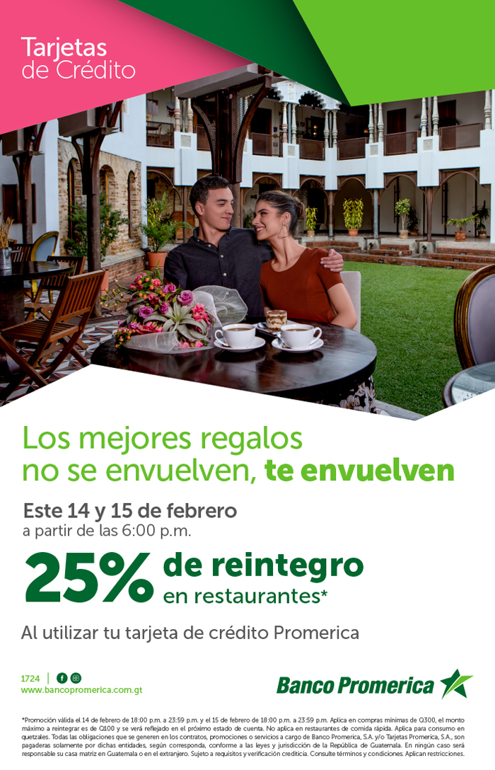 25% de reintegro en restaurantes